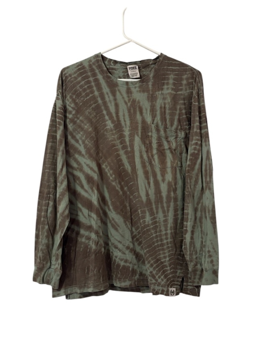 PINK Campus Tie Dye Pocket Long Sleeve